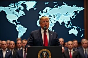 Trump und die neue Weltordnung: Verstörende Bilanz | Symbolbild KI-generiert © 2026 EMH AG JS by Flux