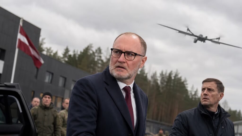 Lettlands Drohnen-Schock: Verteidigungsminister Sprūds tritt zurück | Symbolbild KI-generiert © 2026 EMH AG JS by OpenAI 5.5